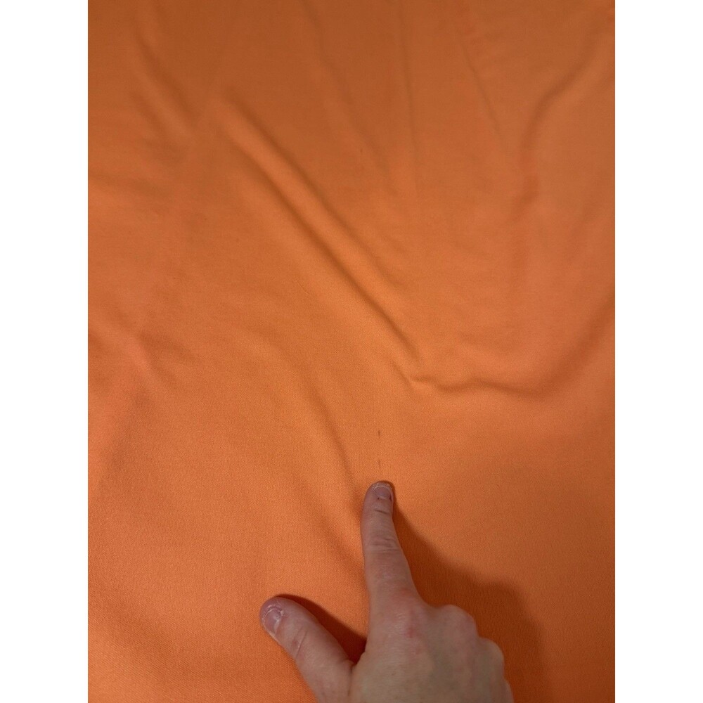 Vintage Lady Laura Toni Todd Neon Orange 70s Maxi Dress L/S - Picture 10 of 16